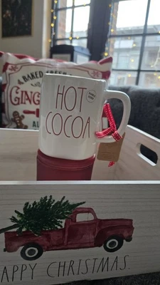 Rae Dunn Christmas Mug HOT COCOA TK MAXX Weihnachten Tasse - Bild 1 von 2
