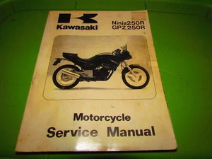 Manual De Fábrica KAWASAKI EX250 NINJA E1 E2 1986-1987 - Imagen 1 de 1