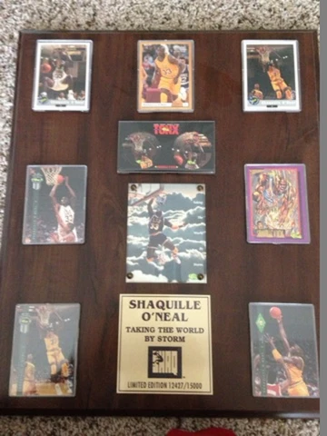 Limited Edition Shaquille O'Neal LSU plaque rookie Orlando Magic LA Lakers Cover