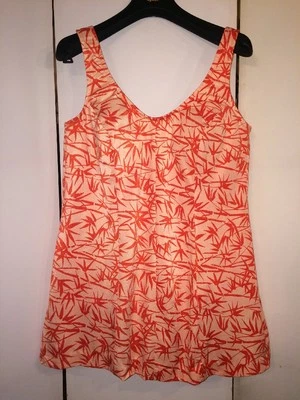 Traje de baño Pinup "Roaman's" de colección años 60 con modelador corporal incorporado talla 38 (C) Union Lable Foto 1 de 4