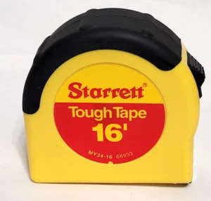Starrett 16' Tough Tape Measure - MY34-16 68933 - 16' x 3/4" - Picture 1 of 5