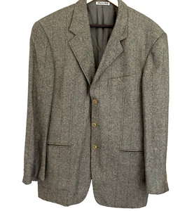 Pal Zileri Silk Cashmere Sport Coat Blazer US 42R (EU 52R) Beige Italy Luxury - Picture 1 of 16