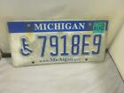 MICHIGAN LICENSE PLATE # 7918E9  2012 EXPIRED OVER 3 YEARS