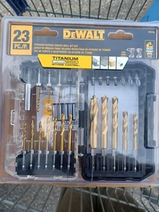 Juego de brocas recubiertas de nitrilo titanio punto piloto DeWalt 23 piezas DD5165 - Imagen 1 de 2
