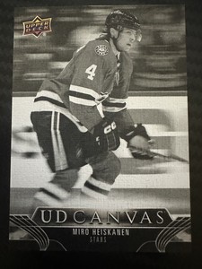 2023-24 Upper Deck UD Canvas Black and White #C25 Miro Heiskanen