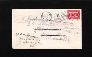 Many Auxiliary Boxed Take Out Advertised Etc. Palo Alto CA 1914 Cover 9s - Picture 1 of 2