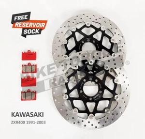 Brembo Serie Oro Front Discs and SA Pads fits Kawasaki ZXR400 L1-L9 1991-2003 - Imagen 1 de 1