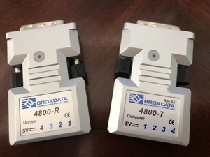 BoradData 4800 Système de transmission vidéo DVI à fibre optique, (paire) 4-MMF-LC - Photo 1/4
