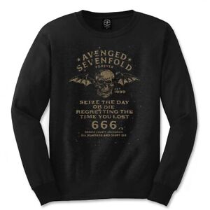 Avenged Sevenfold A7X Longsleeve Seize The Day Autorisé T-shirt Hommes