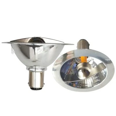 2 Pack Led Ar70 Reflector Light 3w Ac Dc 12v Ba15d Base 2700k Spot Light 24°Beam - Image 1 of 4