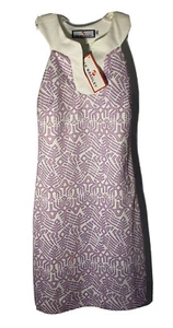 CK Bradley Women Size XS Cabana Dress-Bare Shoulder-Purple Cherokee Design-NWT - Picture 1 of 6