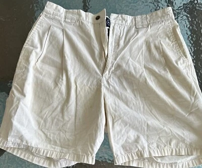 Pantalones Cortos de Golf Eagle Para Hombre 38 Beige/Tostado Plisados Exterior Informales Logo Ligeros Foto 1 de 4