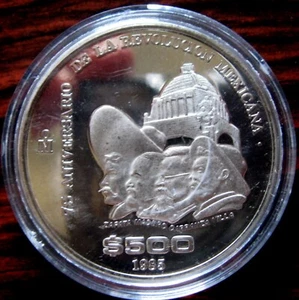 MEXIKO - 500 PESOS 1985 NACHWEIS KM # 511, 75. JAHRESTAG DER REVOLUTION VON 1910 - Bild 1 von 2