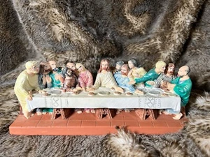 Beautiful Vintage " The Last Supper" Sculpture 70s - Picture 1 of 12