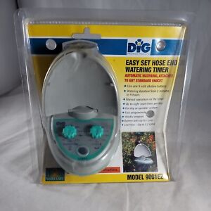 DIG Hose Thread Watering Timer Push Button Programmable 9-Volt Battery-Operated