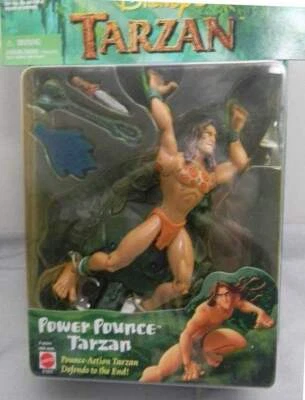 VINTAGE DISNEY'S TARZAN- POWER POUNCE TARZAN NEW IN PACKAGE. NRFB  !! - Image 1 of 3