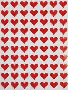 Adesivi cuore piccolo verde reale 13 mm - adesivi scrapbooking - Foto 1 di 9