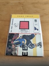 2001-02 Fleer In the Corners - Joe Loius Arena Game-Used Boards - Tony Twist MT