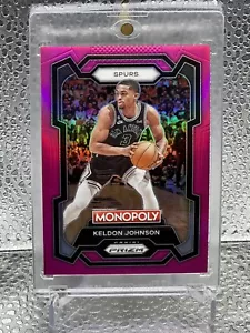 2023-24 Panini Prizm Monopoly #79 Keldon Johnson/149 Spurs - Imagen 1 de 3