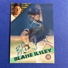 1994 Sportflics 2000 Rookie & Traded #95 Blaise Ilsley Auto Signed Autograph