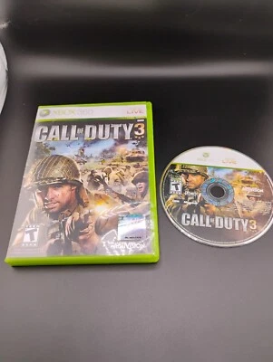 Call of Duty 3 for Microsoft XBOX 360 With Case Great Shape - Image 1 of 2