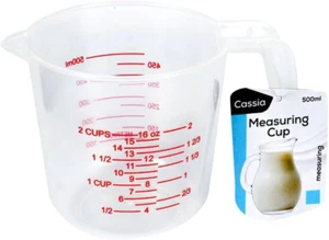 Cassia Plastic Measuring Cup Holds 2 Cups - Picture 1 of 12