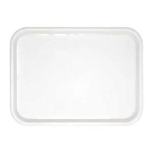 Plateau self-service blanc Kristallon grande taille 450 x 350 mm/ 1775 x 137... - Picture 1 of 6