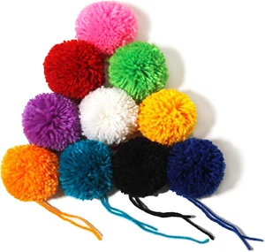 20 Pcs Large Yarn Pom Poms-2 Inch Made to Order Acrylic Yarn Balls for Hats o... - Picture 1 of 1
