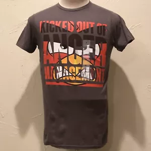 NWT Angry Birds T-Shirt Kicked Out of Anger Management Gray Mens Small Graphic T - Picture 1 of 3