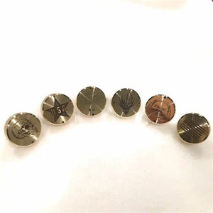Authentic Limited Edition Brass Engraved Button by ROGUE USA - Picture 1 of 7