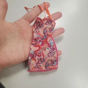 Fashionistas Barbie vestiti per bambola rosa arancione blu vestito  - Foto 1 di 4