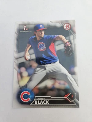 2016 Topps Baseball Card, Corey Black BP39 - Image 1 of 2