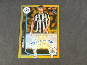 2023-24 TOPPS MERLIN UEFA LEWIS MILEY AU-LM ROOKIE GOLD REFRACTOR AUTO 30/50 - Picture 1 of 2
