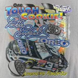 2000 Dale Earnhardt Oreo Brickyard 400 In 2000 NASCAR Racing GRAY Shirt XL VTG - Picture 1 of 8