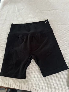 Victoria Secret PINK Active Plack Compression Shorts Small I AM STRONG - Picture 1 of 6