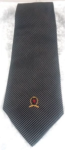 Tommy Hilfiger Men's 100% Silk Semi Sold Silver Neck Tie Silver 3 5/8" x 57" - Picture 1 of 4