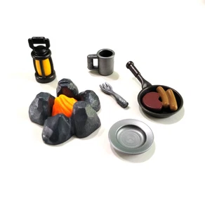Playmobil Campfire Lantern Food Dishes Camping B6 - Picture 1 of 1