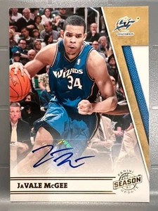 Panini 299 Auto Javale McGee NBA Wizards Basketball Card Autographed 2011 - Picture 1 of 2