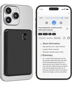 64 GB Digital Voice Recorder L027, 55HR Continuous Recording AI Transcription - Picture 1 of 9
