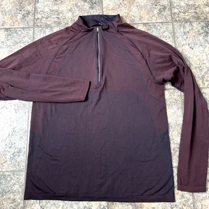 Lululemon Mens 1/2 Zip Pullover XL Long Sleeve Stretch Lightweight Performance - Picture 1 of 7