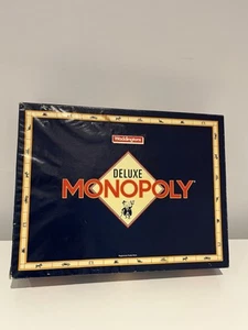 1986 Waddingtons Deluxe Monopoly Complete Set Good Condition - Picture 1 of 9