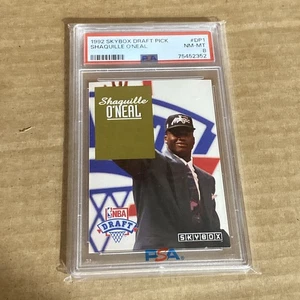 1992 Skybox Draft Pick Shaquille O'Neal Rookie RC PSA 8 NM-MT #DP1 - Picture 1 of 1