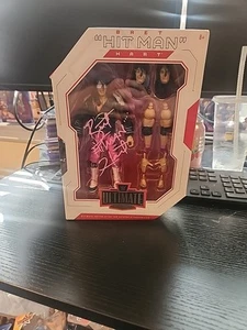 Autogramm signed Bret Hitman Hart WWE Mattel Ultimate Edition 2019 Auto - Bild 1 von 6