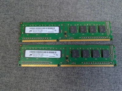  DDR3 8GB 1RX8  PC3-12800 Desktop Memory RAM DIMM 2x 4gb Sticks - Image 1 of 3