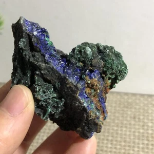 96g Natural Azul Cobre Mineral Cuarzo Malaquita Cristal Mineral Espécimen C427 - Imagen 1 de 11