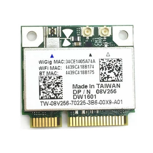 Dell Wireless DW1601 QCA9005 8V256 WiGig 802.11AD 7Gbps Half Mini PCIe WiFi Card - Picture 1 of 1
