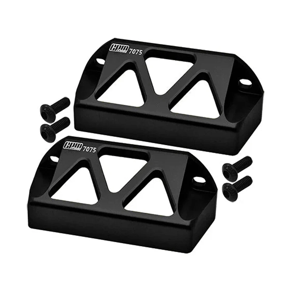 NEW GPM Racing Aluminum 7075 Guards Steering Servo Black for Traxxas 1:10 E-Revo - Image 1 of 1