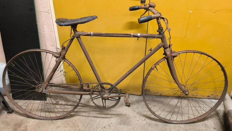 # ancien vélo 1 dents / 2 années 1900 05 collection eroica : tres gros pedalier - Photo 1/4