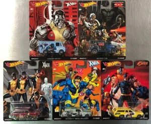 HOT WHEELS POP CULTURE X-MEN ( SET OF 5 ) NOVA NISSAN SATELLITE COE COMBAT - Picture 1 of 3