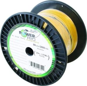 Power Pro 21100503000Y Spectra Braided Fishing Line 50lb 3000yd Hi-Vis Yellow - Picture 1 of 4